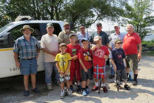 The Conservationists of Frontenac Addington (COFA) took five children, who might otherwise not have an opportunity to fish, to Deer Rock Lake last week.